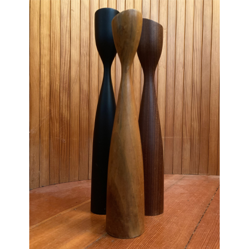 Deense houten kandelaars